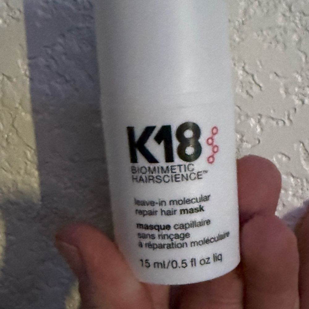 K18 Biomimetic Hairscience Leave-In Molecular Repair Hair Mask -brand new!